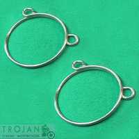 FORK GAITER CLIPS, TRIUMPH, BSA (PAIR) 97-2083, 75-5119, H2083