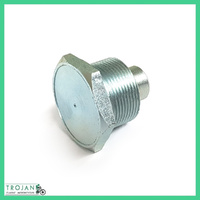 FORK TUBE STANCHION TOP NUT, TRIUMPH, BSA, 1971-1973, GENUINE, 97-4258, H4258
