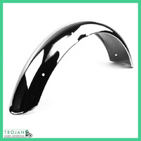 FRONT FENDER MUDGUARD, CHROME, TRIUMPH, TR7, T140, 1973-75, GENUINE, 97-4439