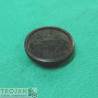TOP NUT, PLASTIC, FORK STANCHION, TRIUMPH, 1979 ON, GENUINE, 97-7034