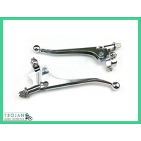 LEVER, 7/8", BRAKE & CLUTCH, BALL END, WITH ADJUSTERS, 208 PA, BAR0036/37