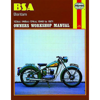 MANUAL, HAYNES, BSA, BANTAM, ALL MODELS 1948-1971, REPAIR MANUAL, BKM0006