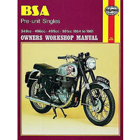 MANUAL, HAYNES, BSA, SINGLES, PRE-UNIT, 350/500/600, 1954-61, BKM0007