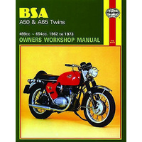 MANUAL, HAYNES, BSA, TWINS, UNIT, A50, A65, 1962-73, BKM0010