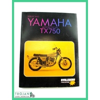 MANUAL, CLYCLESERV, YAMAHA, TX750, 1973, BKM0022