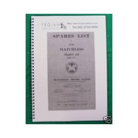 PARTS BOOK, MATCHLESS 1959 250CC, BKP0005