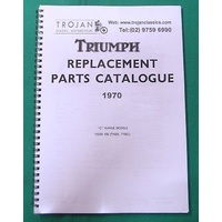 PARTS BOOK, TRIUMPH, 500, 1970, T100, BKP0009