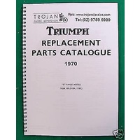 PARTS BOOK, TRIUMPH, 1970, TIGER 100 (T100R, T100C), BKP0009