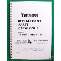 PARTS BOOK, TRIUMPH, 1972, Trident T150, T150V, BKP0024