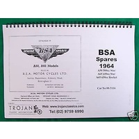 PARTS BOOK, BSA, 1964, A50,A65, BKP0027
