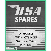 PARTS BOOK, BSA, A7, A10, 1949-1953, BKP0032