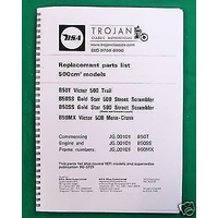 PARTS BOOK, BSA, B50T, B50SS, B50MX, BKP0035