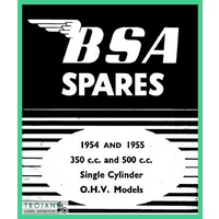 PARTS BOOK, BSA, B31, B32, B33, B34, 1954-1955, BKP0040