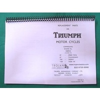 PARTS BOOK, TRIUMPH, PRE-UNIT, 1952, 5T, 6T,TR5, T100, BKP0043