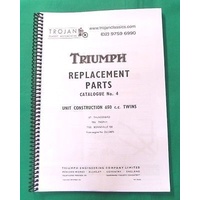 PARTS BOOK, TRIUMPH, 650, 1966, T120, TR6, 6T, BKP0045