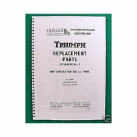 PARTS BOOK, TRIUMPH, 1967, 650 T120, TR6, BKP0046
