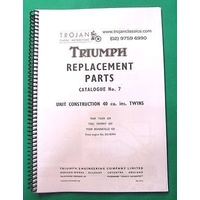 PARTS BOOK, TRIUMPH, 650,1969, T120, TR6, 6T, BKP0047