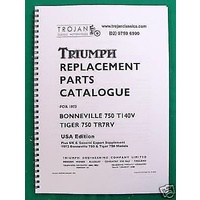 PARTS BOOK, TRIUMPH, 1973, T140V, TR7RV, BKP0050