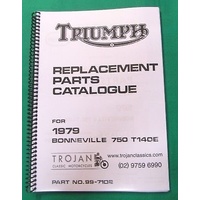 PARTS BOOK, TRIUMPH, 750, 1979, T140, BKP0052