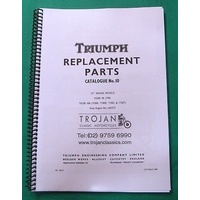 PARTS BOOK, TRIUMPH, 500, 1969, T90, T100, BKP0056