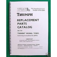 PARTS BOOK, TRIUMPH, 1974, Trident T150V, BKP0057