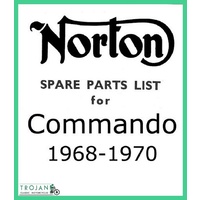 PARTS BOOK, NORTON, COMMANDO, 750, 1968-1970, BKP0058
