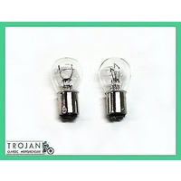 BULB, 6V, STOP LAMP, TAIL LIGHT, LUCAS TYPE, 21/3W, 384 (PAIR)