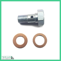 FRONT BRAKE MASTER BANJO BOLT WASHER SET, TRIUMPH, TR7, T140, T160, 60-4183, 60-4182, 60-4184