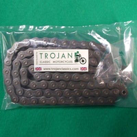MOTORCYCLE PRIMARY OR REAR CHAIN, 1/2" x 0.305" x 126L, 110046 (428) BS, CHN0003