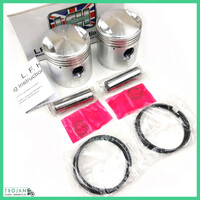PISTON & RING SET, TRIUMPH, PRE-UNIT, 5T, 500, 7:1, GENUINE, CP29 70-1563, 0.000