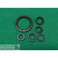 OIL SEAL KIT, ENGINE, GEARBOX, TRIUMPH, UNIT 650, 750, 5 SPEED, 1972-83, ENG0144