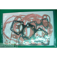 ENGINE GASKET SET, TRIUMPH, BSA, TRIPLES, T150, A75 1969-72, GENUINE, ENG0161