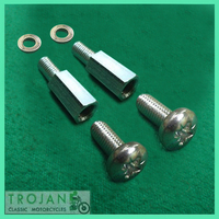POINTS PLATE PILLAR BOLT SET, SCREW, WASHER, TRIUMPH BSA, 70-4747, 70-6559, 70-7354