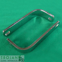 EXHAUST HEADER PIPE BRACKETS, TRIUMPH, FRONT, 'L' SHAPED, (PAIR), 70-6857, E6857