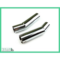 HEADER PIPE EXTENSION MUFFLER ADAPTERS (PAIR), TRIUMPH HINCKLEY, EXH0016