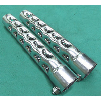 BAFFLES, EXHAUST, 1 & 1/2", LONG (PAIR), CHOPPERS, BOBBERS, CUSTOMS, EXH0064-P