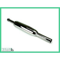 UNIVERSAL MUFFLER, EARLY TRIUMPH T120 STYLE TO OIF, TR6, T120, TR7, T140, A65, 1971 ON