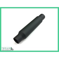 MUFFLER, UNIVERSAL, HOT DOG, 12", BLACK, EXH0089