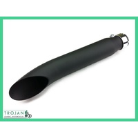 MUFFLER, UNIVERSAL, TURNOUT, BLACK, EXH0092