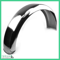 REAR MUDGUARD, FENDER, UNIVERSAL, 6", D-SECTION, STAINLESS STEEL, FDR0011