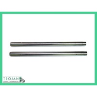 FORK TUBES, STANCHIONS, TRIUMPH, 3TA, 5TA, 6T, T110, 1960-63 (PAIR) 97-1123