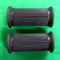 FOOTREST FOOT PEG RUBBERS, MAIN RIDER, NORTON, 1956 ON, COMMANDO ETC, 06-7760