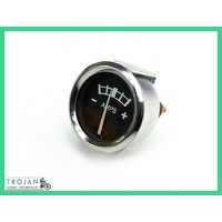 AMMETER, LUCAS PATTERN, BLACK FACE, 1-1/2", 8 AMP, HLP0001, 36084M, 36084