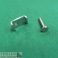 HEAD LAMP RETAINING PLATE & SCREW, FOR LUCAS SSU700P, 534296, 144921, 99-0690