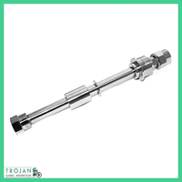 REAR WHEEL SPINDLE AXLE ASSY, NORTON COMMANDO 1968-74, STAINLESS STEEL0, 06-0289