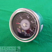 OIL PRESSURE GAUGE, 100 PSI, LIQUID, CUSTOM, CHOPPER, BOBBER, TRIUMPH, BSA, NORTON