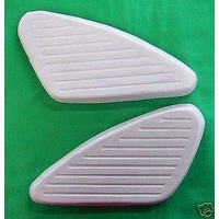 KNEE RUBBERS, BSA, A MODELS, NOT USA, GREY (PAIR) 40-8012, 40-8013