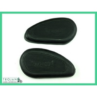 KNEE RUBBERS, TRIUMPH, PRE-UNIT, SOLID MOULD (PAIR), 82-2551 / 2