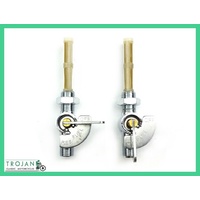 PETROL TAPS, LEVER TYPE, INDICATOR, MAIN/RES, 1/4x1/4, (PAIR) 60-4511, 60-4512