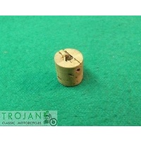 PETROL FUEL TAP PUSH PULL TYPE CORK WASHER, FOR TRIUMPH AJS BSA NORTON, GENUINE